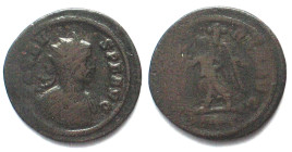 PROBUS (276-282 AD). AE Antoninianus, R thunderbolt S, Rome mint, VICTORIA AVG, F