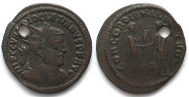 DIOCLETIAN (284-305). AE Antoninianus, 295-296, HB, Heraclea mint, CONCORDIA MILITVM, aXF