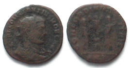 CONSTANTIUS I Chlorus (293-306 AD). AE Follis, as caesar, 296, ANT, Antioch mint, Γ, CONCORDIA MILITVM, aVF