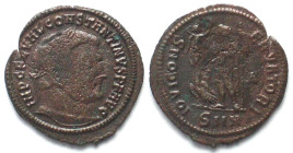 CONSTANTINE I the Great (306-337 AD). AE Follis, 313, SMN, Nicomedia mint, IOVI CONSERVATORI, Jupiter standing, AU!