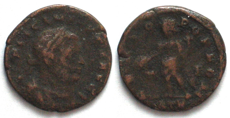 LICINIUS I (308-324 AD). AE Nummus, 315-316, ATR, Trier mint, GENIO POP ROM - TF...