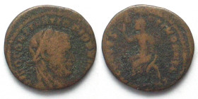 CONSTANTIUS I Chlorus (293-306 AD). AE Half Follis, posthumous commemorative issue by Constantine I, 317-318, DIVO CONSTANTIO PIO PRINCIP / REQVIES OP...