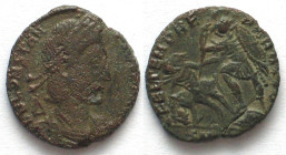 CONSTANTIUS II (324-361 AD). AE Maiorina, Heraclea mint, FEL TEMP REPARATIO, Δ behind head, VF+