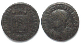 CONSTANTINE II (317-340 AD). AE Follis, as caesar, 327-328, SMTSΔ, Thessalonica mint, PROVIDENTIAE CAESS, aVF