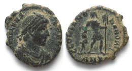 VALENS (364-378 AD). AE Follis, ANTΓ, Antioch mint, GLORIA ROMANORVM, VF