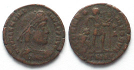 VALENTINIAN I (364-375 AD). AE Follis, ΓSISC, Siscia mint, GLORIA ROMANORVM, VF