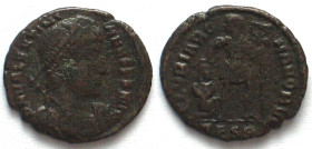 VALENTINIAN I (364-375 AD). AE3, Thessalonica mint, TESB, GLORIA ROMANORVM, VF-XF