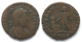 GRATIAN (367-383). AE Follis, 378-383, SMAQ, Aquileia mint, REPARATIO REIPVB, VF