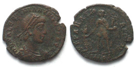 VALENTINIAN II (375-392 AD). AE Follis, 378-383, SMAQS, Aquileia mint, REPARATIO REI PVB, VF