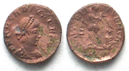 ARCADIUS (383-408 AD). AE Half Centenionalis, SMKΓ, Cyzicus mint, SALVS REIPVBLICAE, Victory walking, XF