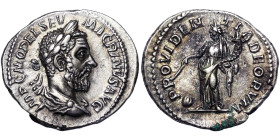 Roman Coins, Empire, Macrinus (217-218 AD), Denar, n.d., Rome, Ag. 3,48 g, RIC 80, VF+