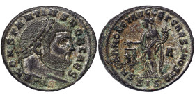 Roman Coins, Empire, Constantius I Chlorus (293-305 AD), Follis, n.d., Siscia, Ae. 9,40 g, Sear 3676, VF/A.XF