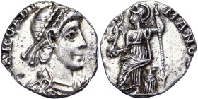 Roman Coins, Empire, Arcadius (383-408 AD), Siliqua, n.d., Milan, Ag. 0,93 g, RIC 32b, XF+