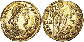 Roman Coins, Empire, Honorius (393-423 AD), Solidus, n.d. (ca. 420-423 AD), Ravenna, Au. 4,50 g, RIC 1328, XF