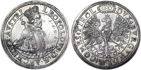 Austria, Holy Roman Empire (800/962 - 1806), Leopold V, Archduke of Austria (1619-1632), 2 Taler, 1626, Hall, Ag. 56,53 g, DAV 3336, XF+