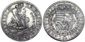 Austria, Holy Roman Empire (800/962 - 1806), Leopold V, Archduke of Austria (1619-1632), Taler, 1632, Hall, Ag. 28,59 g, DAV 3338, XF-