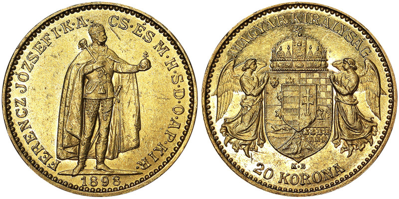 Austria, Austro-Hungarian Empire, Franz Joseph I (1848-1916), 20 Korona, 1898, K...