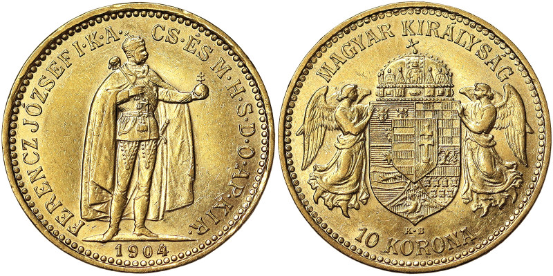 Austria, Austro-Hungarian Empire, Franz Joseph I (1848-1916), 10 Korona, 1904, K...