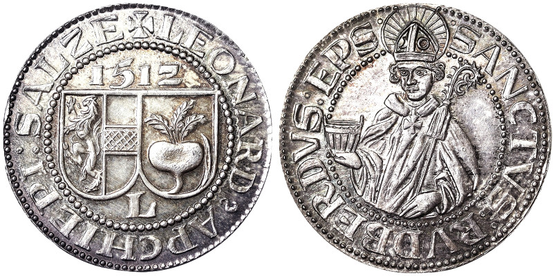 Austria, Second Republic, Token, Modern iussue of the Batzen 1512 Leonhard von K...