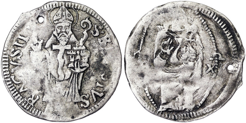 Croatia, Ragusa (Dubrovnik), Republic (1358-1808), Grosso, n.d., X Type. Ag. 0,6...