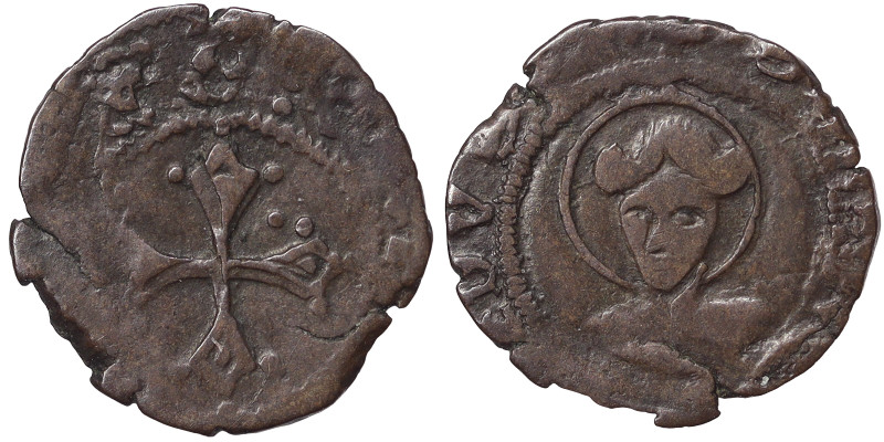 Italian States, Asti, Municipality (1140-1219 or 1220), Obolo, n.d., Asti, Ae. 0...