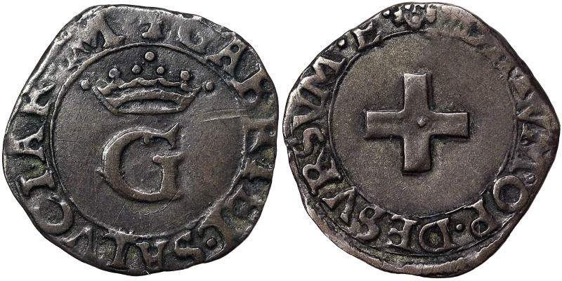 Italian States, Carmagnola, Gabriele of Saluzzo (1537-1548), Forte, n.d., Carmag...