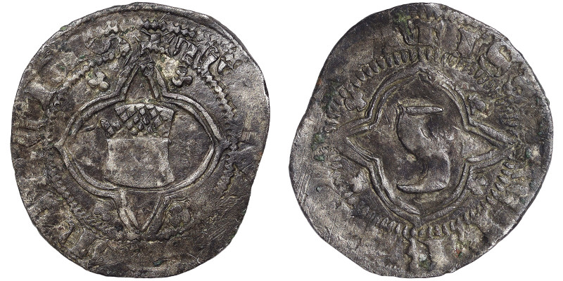 Italian States, Chivasso, Teodoro II Paleologo (1381-1418), 1/4 di Grosso, n.d.,...