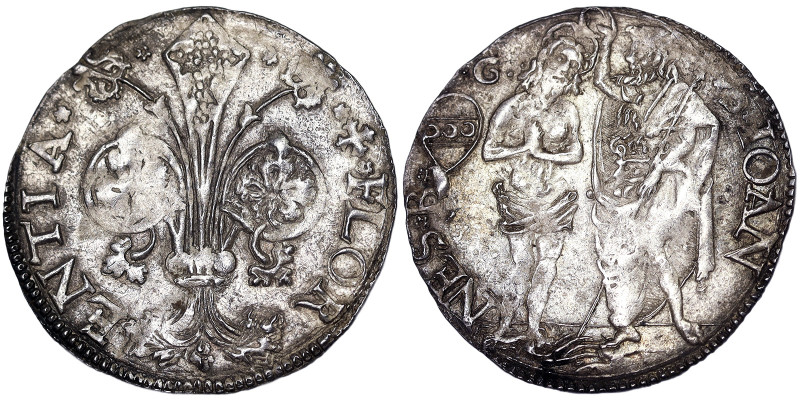 Italian States, Florence, Republic (1189-1532), Barile da 10 Soldi, 1512, Floren...