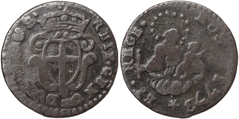 Italian States, Genoa, Republic Biennial Doges Phase III (1637-1797), 8 Denari, ...