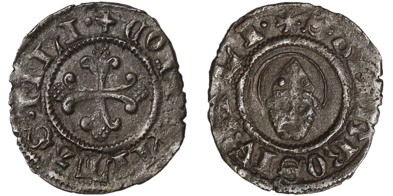 Italian States, Milan, Second Ambrosian Republic (1447-1450), Denaro, n.d., Mila...