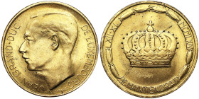 Luxembourg, Grand Duchy, Jean (1964-2000), 20 Francs, 1964, Au. 6,45 g, KM X M4, UNC
