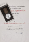Deutsche Ausgaben bis 1945. 
Deutsches Reich. Deutsches Olympia-Ehrenzeichen, Erinnerungsmedaille (1936-1937), Eisen versilbert. OEK&nbsp;3573. im OE...