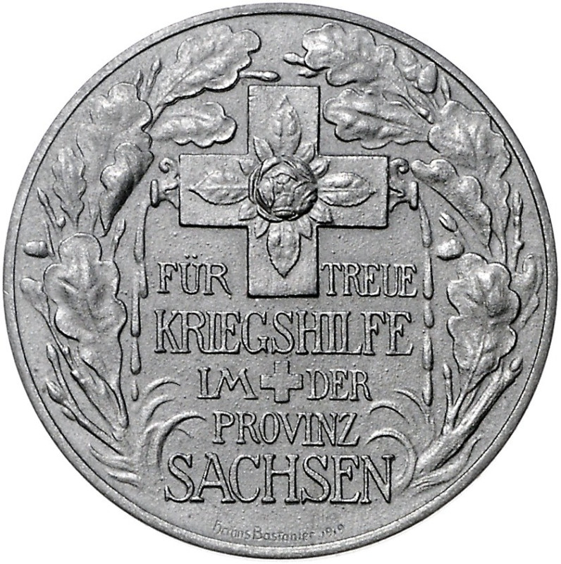 Deutsche Ausgaben bis 1945. 
Rotes Kreuz. Preußen (Freistaat), Prov. Sachsen. M...