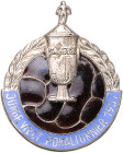 Ausgaben der DDR. 
FDJ. 
Wanderpokal des Zentralrates der FDJ, Pokalturnier 1957, Eisen silberfarben, emailliert. B.1.&nbsp;1801/1957. . 

vz