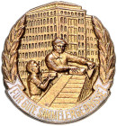 Ausgaben der DDR. 
Junge Pioniere. 
Abz. für Leistungen bei Altstoffsammlungen, "Für gute Sammelergebnisse", Eisen goldfarben, emailliert. B.1.&nbsp...