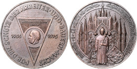 Ausgaben der DDR. 
NVA. 
Militärmedizinische Sektion an der E.-M.-Arndt-Universität Greifswald, Med. auf des 20-jähr. Bestehen 1975, Weißmet. bronzi...