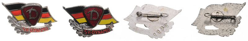 Ausgaben der DDR. 
Sportorganisationen. 
SV Dynamo. Zwei verschied. Ehrennadel...
