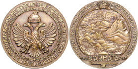Ausländische Ausgaben. 
Italien. 
Königreich 1861-1944. Erinnerungsmedaille der 9. Armee an den Feldzug gegen Griechenland und Jugoslawien 1940-1941...