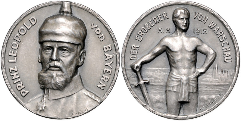 Deutsche Medaillen. 
Personenmedaillen. 
Bayern, Prinz Leopold v. (1846-1930)....
