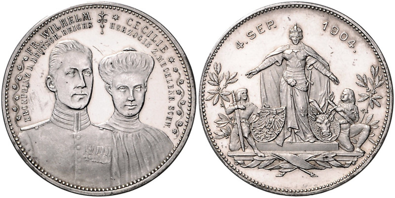 Deutsche Medaillen. 
Brandenburg-Preußen. 
Wilhelm II. 1888-1918. Silbermed. 1...