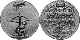 Deutsche Medaillen. 
Deutsches Reich. 
Eisengussmed. 1917, von E. Göttlich, Kriegs-Spende Deutscher FLAK - Heim für invalide Kameraden zum 27. Janua...
