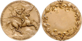 Medaillen zu Welt-, Industrie- u. Gewerbeausstellungen. 
Turin. Weltausstellung 1911. Bronzene Prämienmedaille, v. Pietro Canonica bei S. Johnson/Mil...