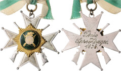 Schützenmedaillen. 
Spreenhagen (b. Fürstenwalde/Spree). Schützenkreuz mit Orig.-Öse für den König Spreenhagen 1936 (rückseit. Gravur), unsign., aufw...