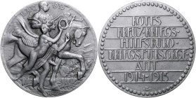 Ausländische Medaillen. 
Österreich. 
Franz Joseph I. 1848-1916. Zinkmed. 1915, v. Wilhelm Hejda (1868-1942, Wien), auf den 85. Geburtstag des Kaise...