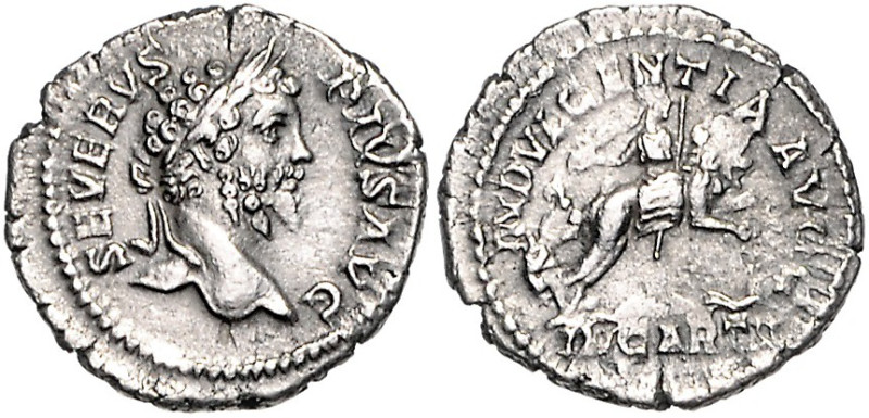 Römische Münzen. 
Kaiserzeit. 
Septimius Severus 193-211. Denar, 1,75 g, Rom, ...