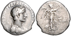 Römische Münzen. 
Kolonien und Provinzen. 
Cappadocia/Caesarea, Hadrian, 117-138. Hemidrachme, 1,24 g, belorb., drap. u. gepanz. Bü. re./Nike n. re....