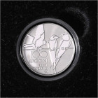Estland. 
Republik seit 1990. 100 Krooni 2008, Platin (7,78 g 999 fein), 90 Jahre Republik Estland. Parch.&nbsp;408, KM&nbsp;47, Schön&nbsp;48. Aufl....