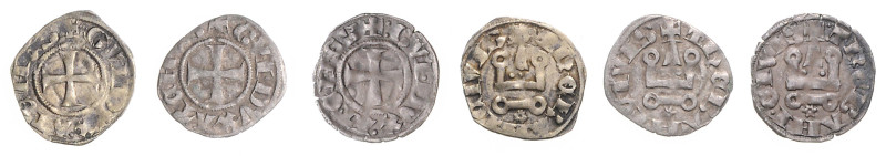 Kreuzfahrerstaaten. 
Athen (Herzogtum). 
Guy II. de la Roche 1287-1308. Drei S...