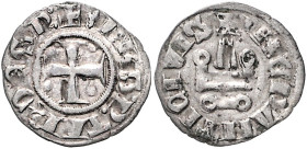 Kreuzfahrerstaaten. 
Epirus (Despotat). 
Philippe de Taranto 1294-1313. Denar (Denier Tournoise) o.J., 0,69 g, nach französischem Vorbild. . 

ss