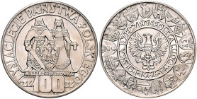 Polen. 
Volksrepublik. Sammlung von 83 Stück, von 1 Grosz 1949 bis 1000 Zl. 1982, alle verschieden, dabei 49 Stück CuNi-Gedenkmünzen von 10 bis 500 Z...